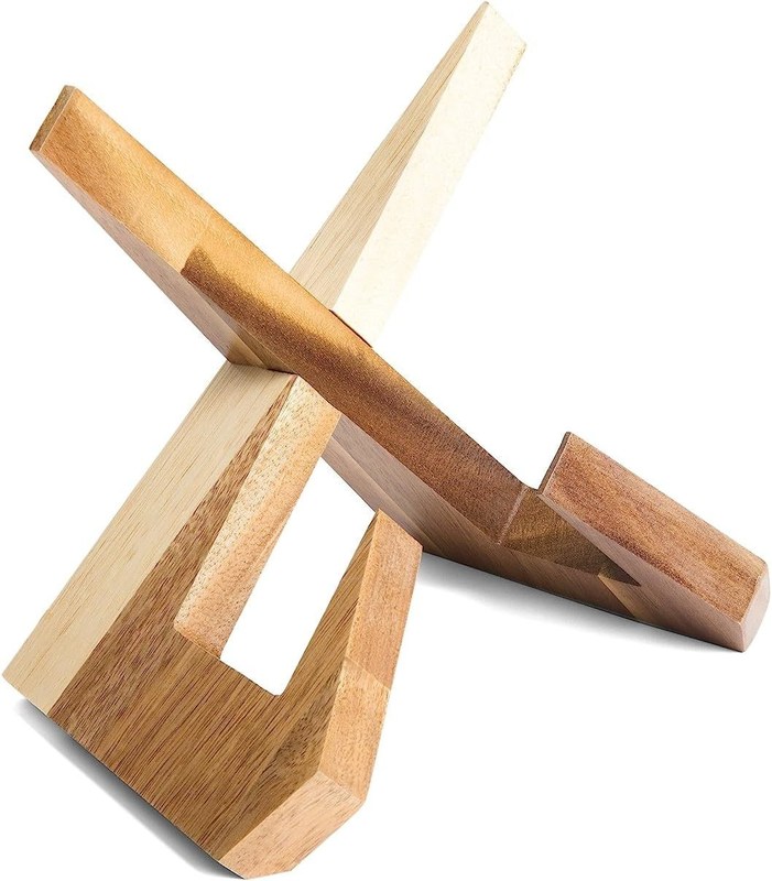 부엌에 편리한 책 보관기 조정 가능한 아카시아 요리 책 서판 사용자 정의 크기