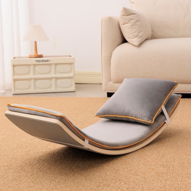 35 인치 나무 균형 보드 어린이 유아 청소년 성인 나무 어린이 장난감 어린이 몬테소리 학습 장난감 로커