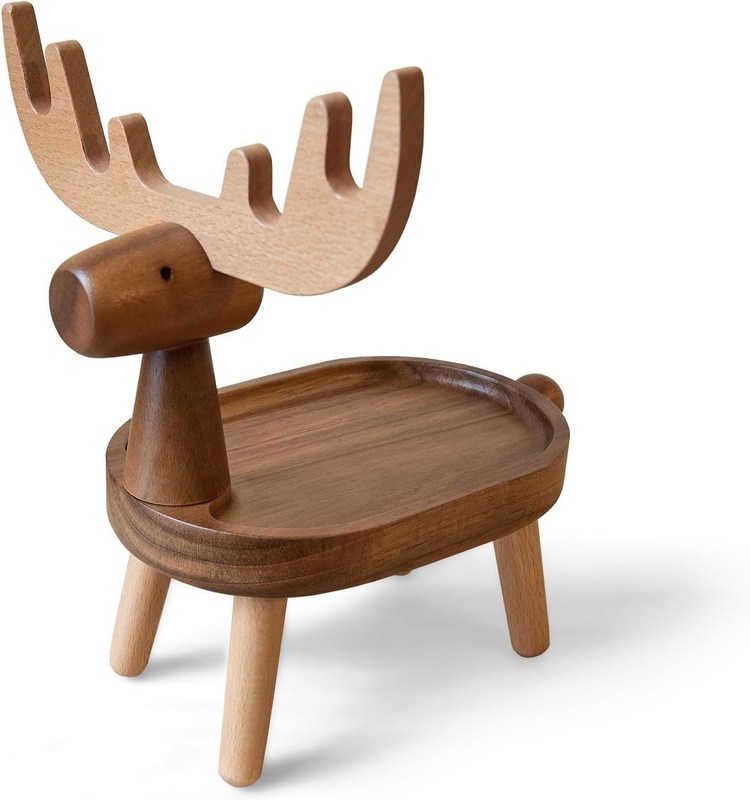 가정용 장식용 목재 포획 트레이 사용자 정의 모양 7.75 "L x 7.75" W x 48.5 "H