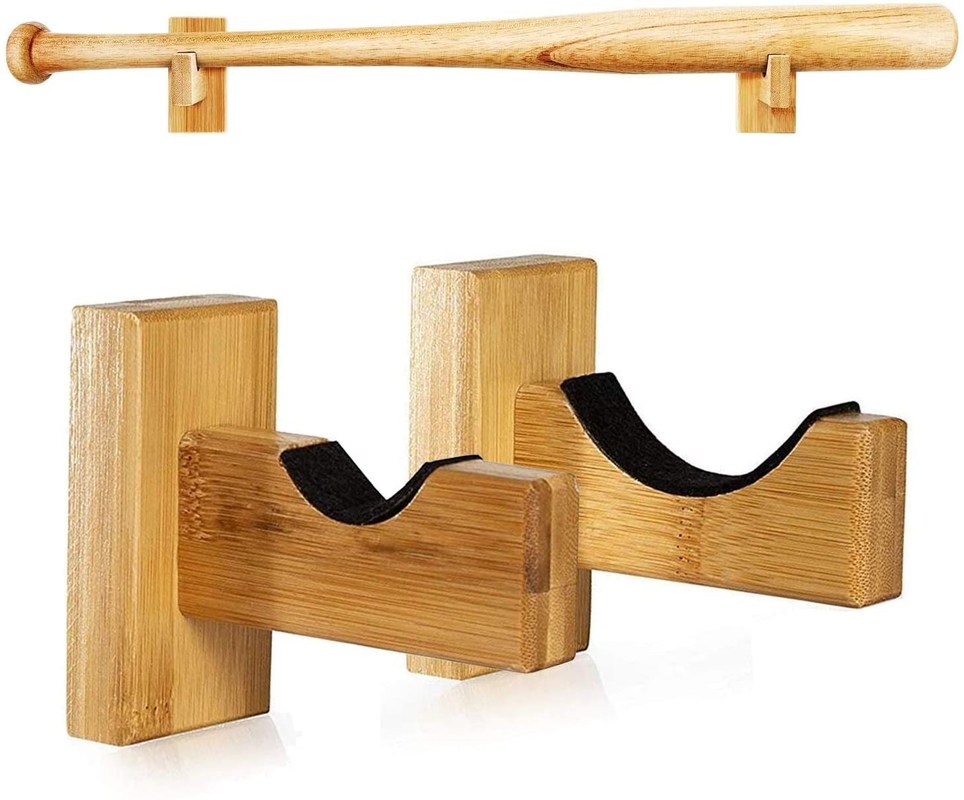 야구 및 소프트볼 박쥐를 위한 벽 선반 다기능 갈고리 설치