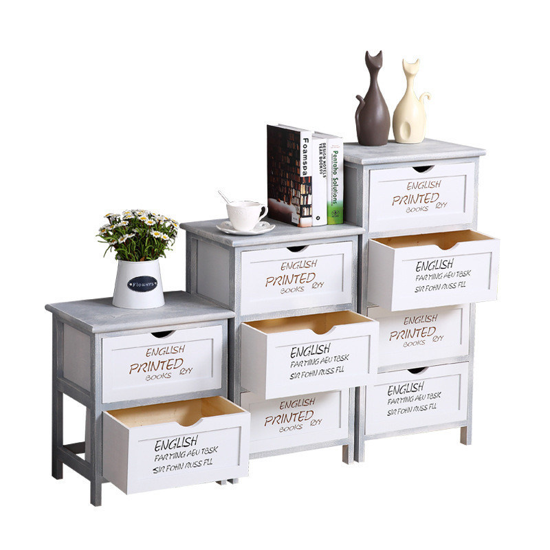 현대식 다채색 녹색 흰색 침실용 드로저 상자