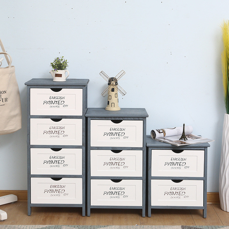 현대 프랑스 스타일의 Tallboy 4 개의 드로거와 함께 상자 사용자 지정 로고 받아 들인다