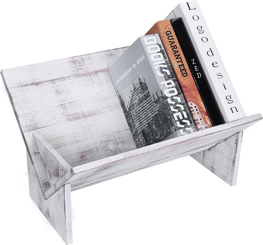 목재 잡지 책 파일 앨범 디스플레이 레트로 스타일 조직기 벽반 장식