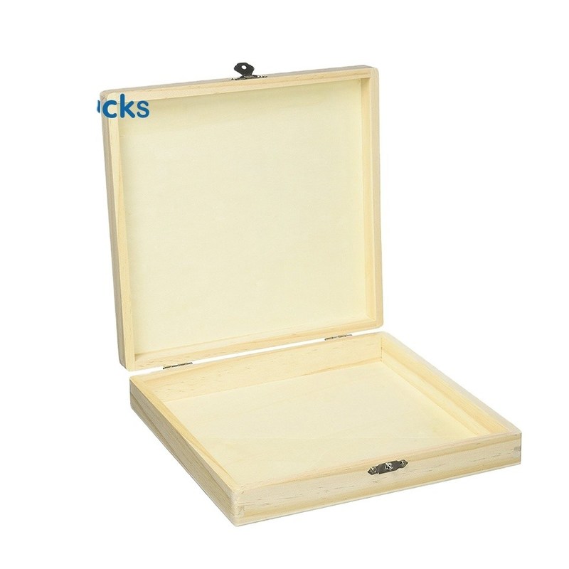 환경 친화적 인 포장 및 스탬핑 인쇄 처리용 미완성 나무 담배 상자