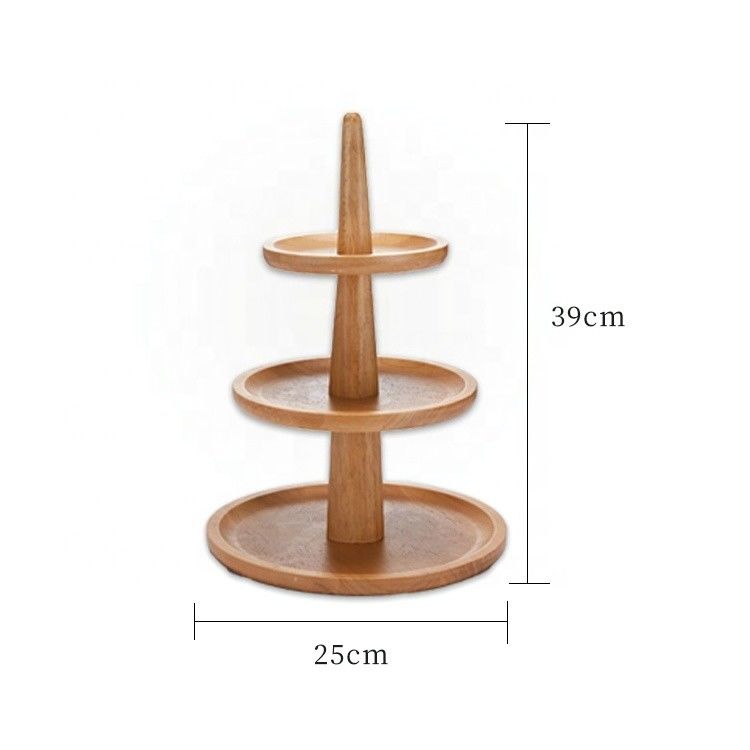 25x39cm 맞춤형 디자인 오크 나무 쿠키 케이크 디저트 오후 차 시간