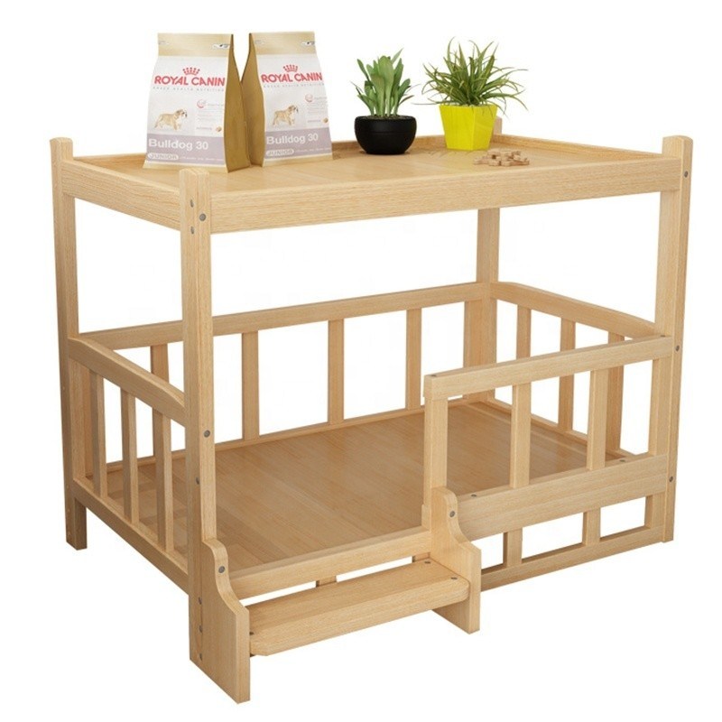 노르딕 스타일의 목조 개 침대는 액세서리와 함께 50x75cm 및 사용자 지정 로고가 허용됩니다